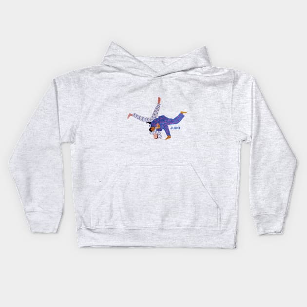 Judo Kids Hoodie by louweasely